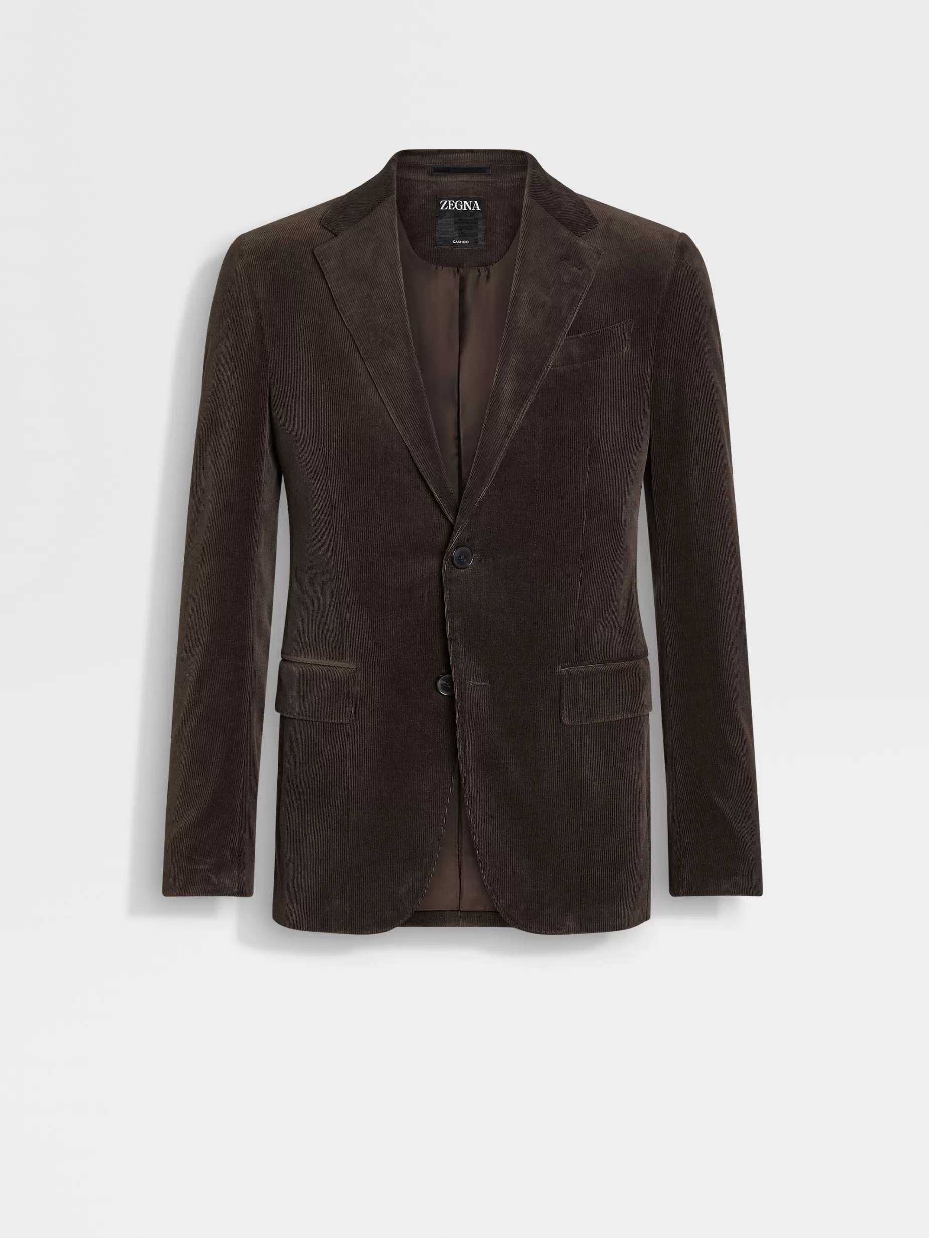 Veste en Cashco Marron Foncé<ZEGNA Discount