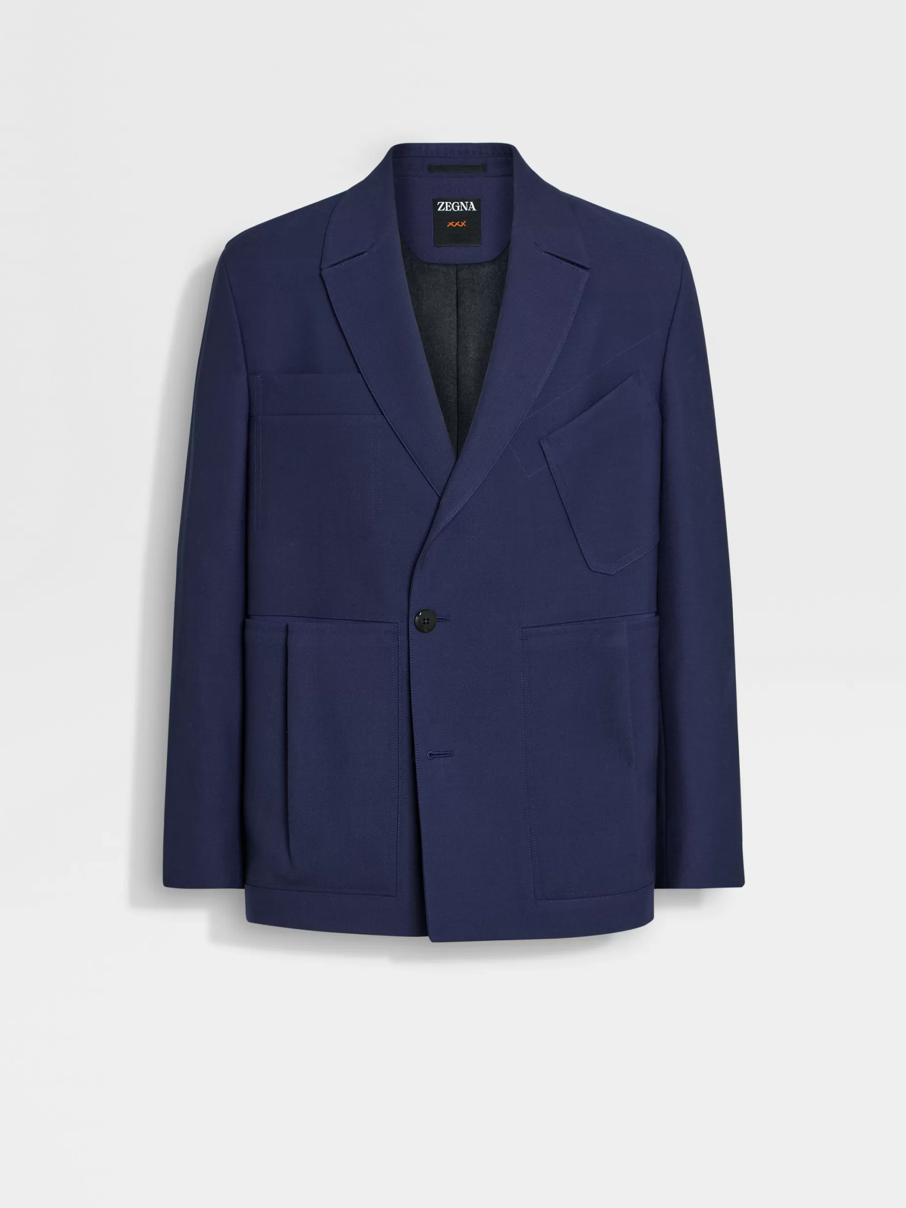 Veste en Laine Bleu Encre<ZEGNA New