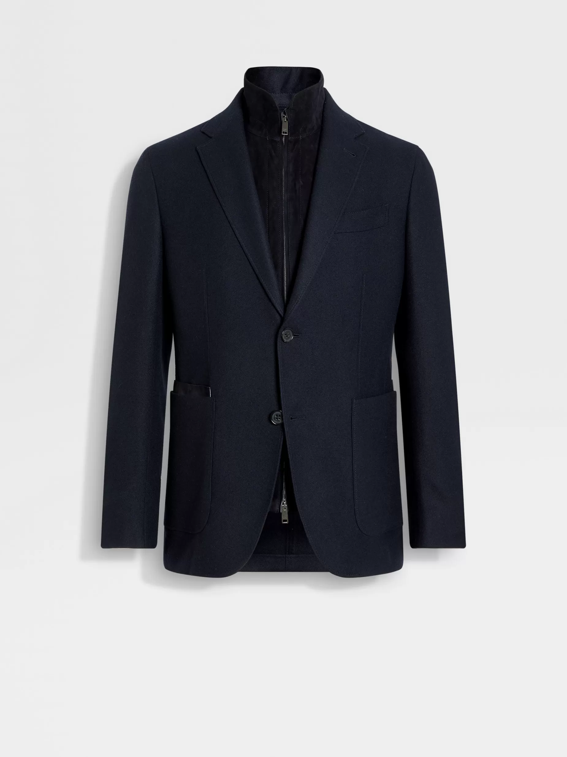 Veste en Trofeo™ Cashmere Bleu Marine<ZEGNA New