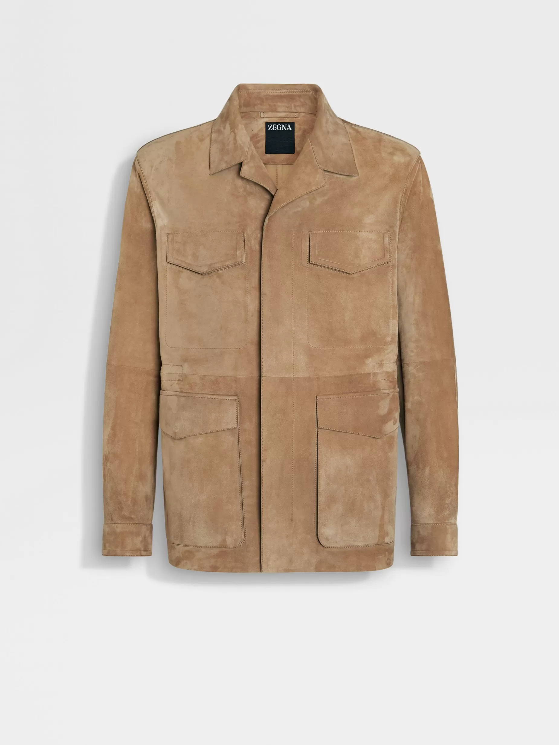 Veste Militaire en Veau Velours<ZEGNA Cheap