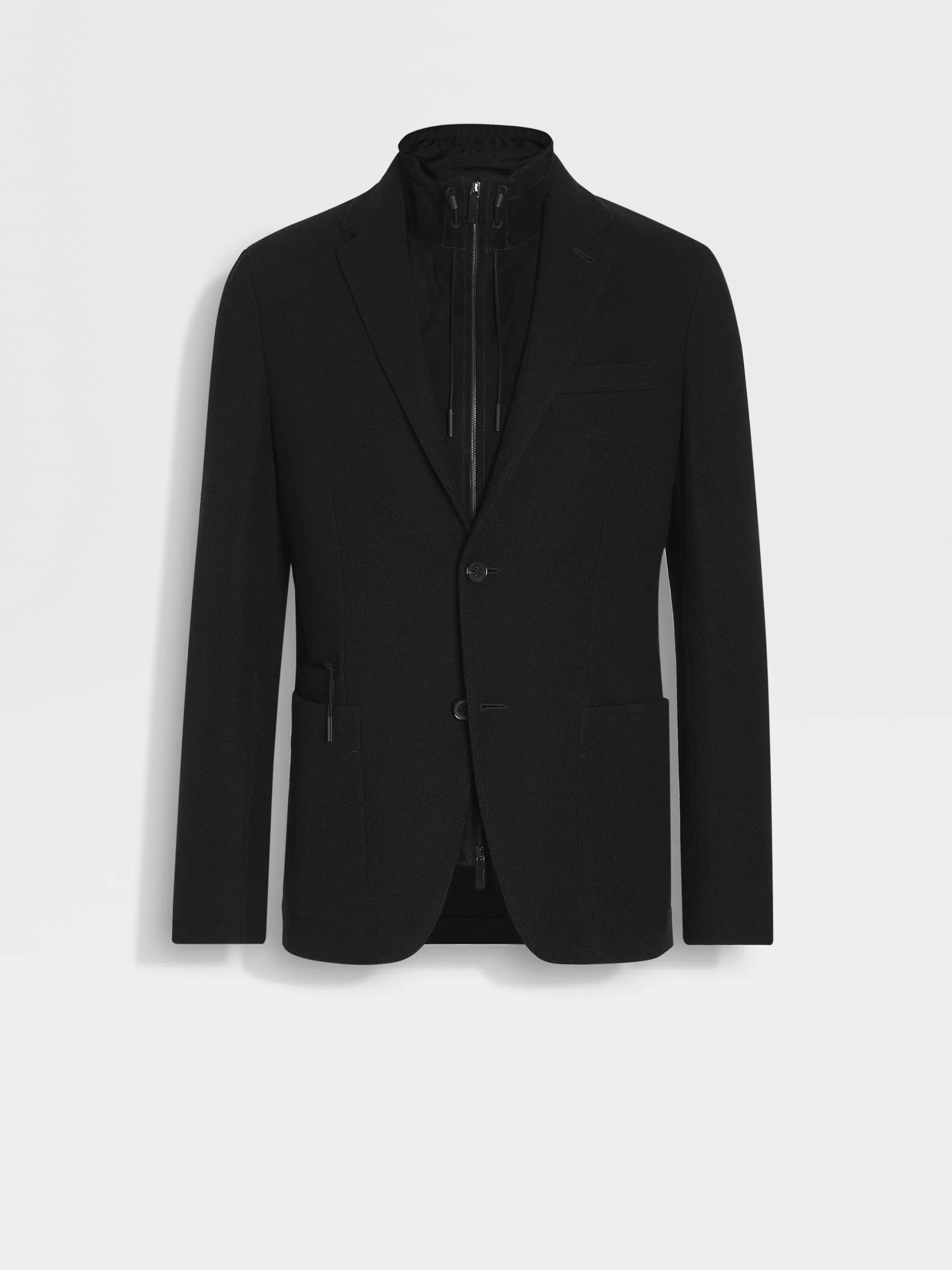 Veste Molletonnée en Laine Mélangée High Performance™ Jersey e<ZEGNA Cheap